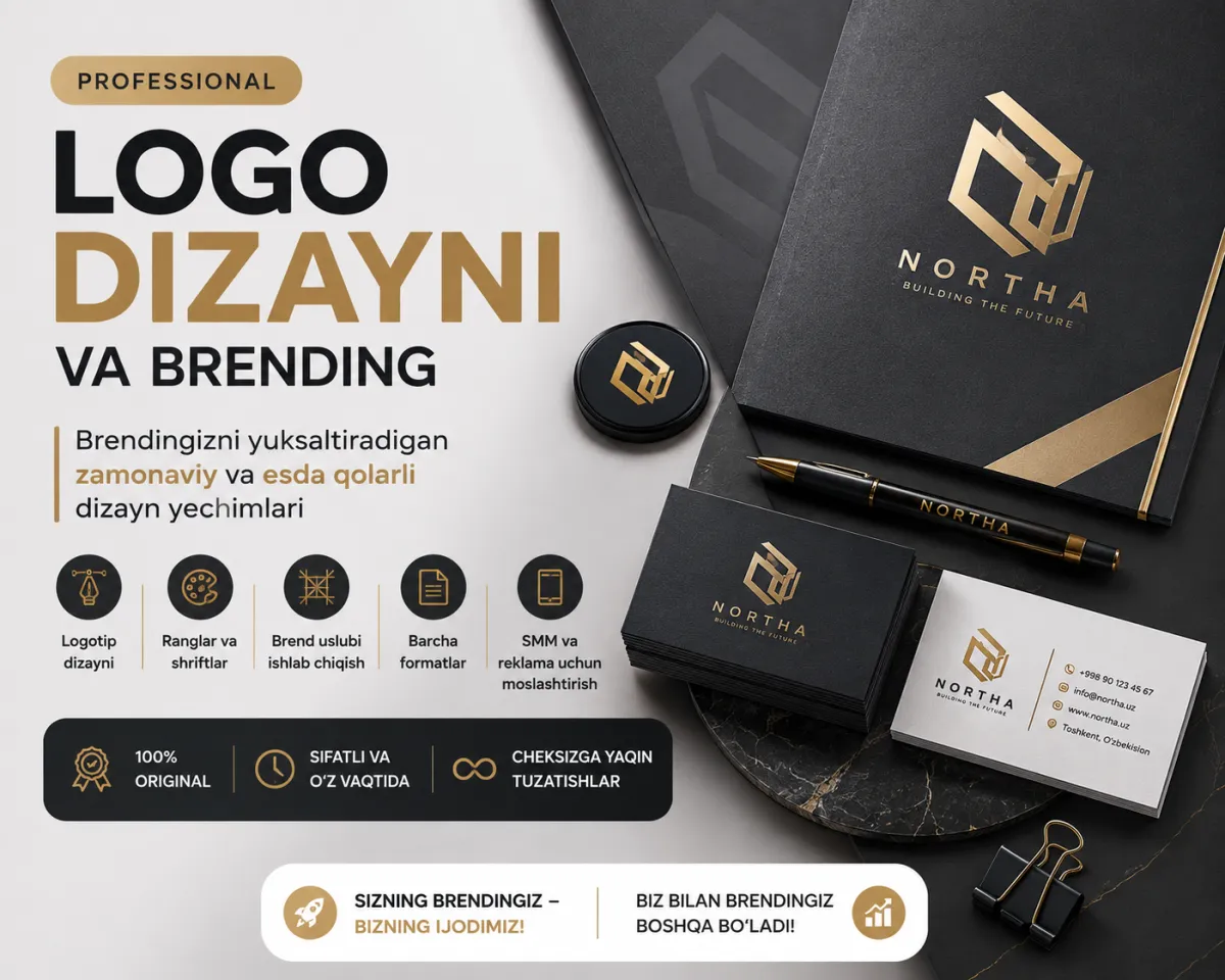 Logo dizayni va brending — 1-rasm
